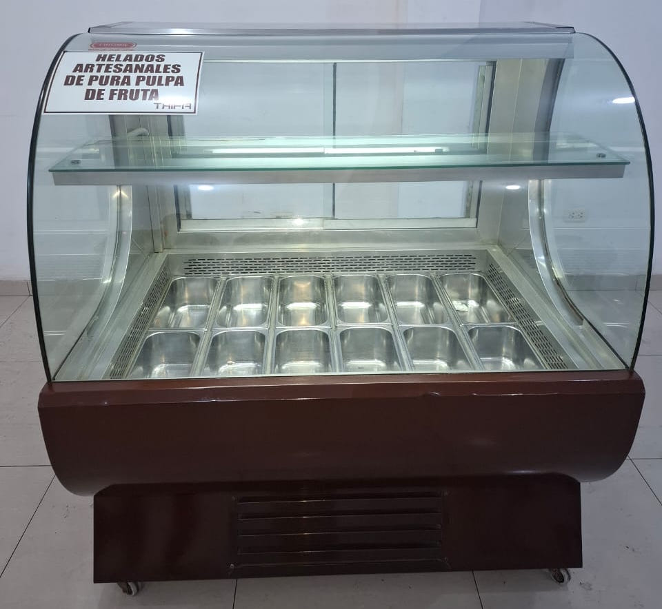 Exhibidora de helados