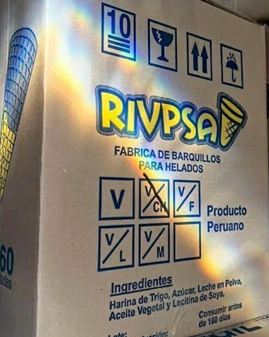 Caja de barquillos